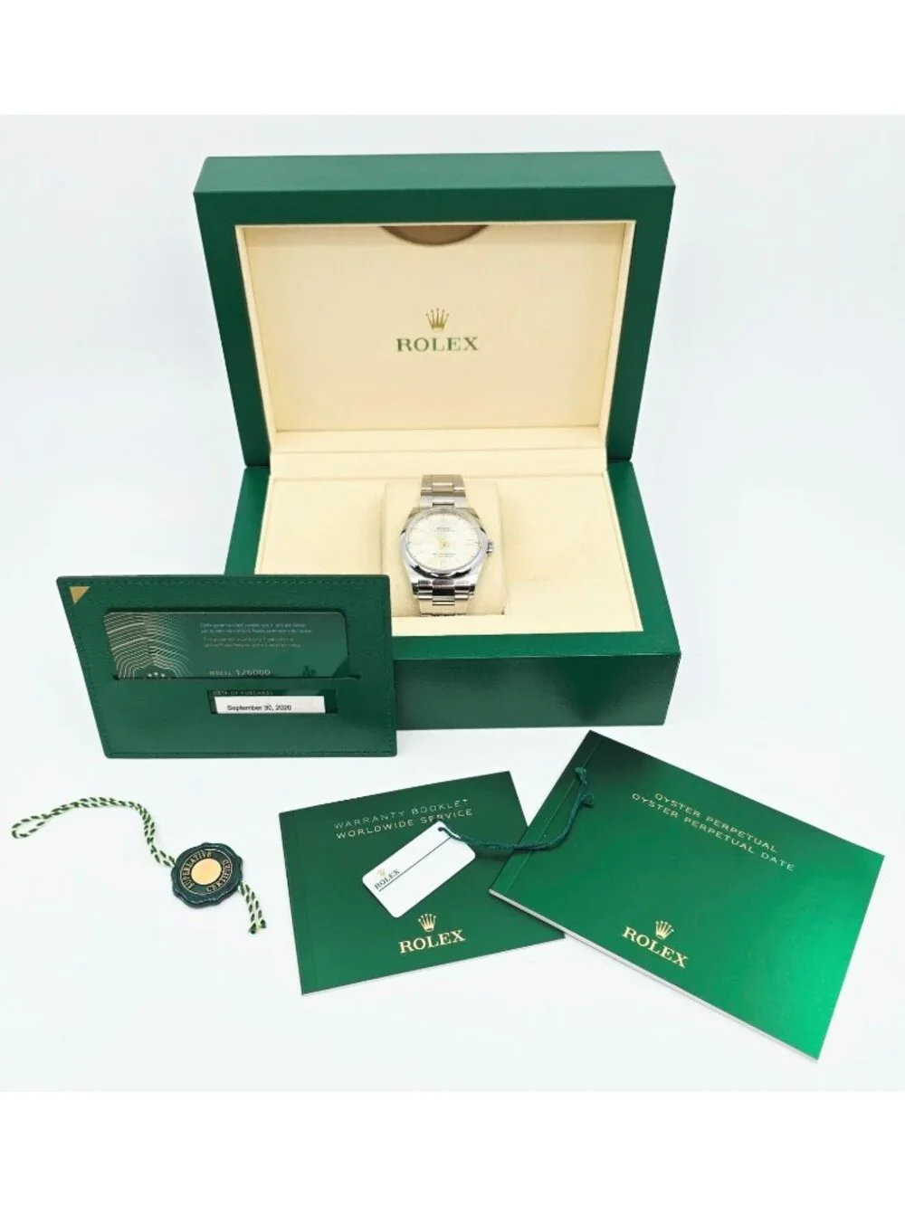 Rolex 126000 Oyster Perpetual 36mm Dominos Pizza Mens Watch in Silver Steel 2020